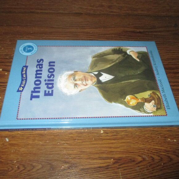 Kids Can Read Level 3 - Thomas Edison (2008, Kids Can Press) Hardcover Book - Picture 3 of 3